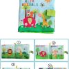 0-12Monthes Baby Cloth Book Fruits Animals Cognize Puzzle Book Infant Kids Early Learning Educational Fabric Books Toys