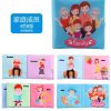 0-12Monthes Baby Cloth Book Fruits Animals Cognize Puzzle Book Infant Kids Early Learning Educational Fabric Books Toys