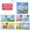 0-12Monthes Baby Cloth Book Fruits Animals Cognize Puzzle Book Infant Kids Early Learning Educational Fabric Books Toys
