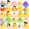 25pcs, Soft Rubber Duck Bath Toys for Toddlers - Assorted Duckies for Bathtime Fun - Perfect Birthday or Baby Shower Gift