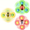 3pcs Sensory Suction Cup Rotating Toys, Early Education And Bathtub Toys, Perfect Birthday Gifts easter gift