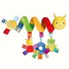 Plush Spiral Car Seat Toy for Babies - Hanging Rattle and Sensory Toy for Strollers, Cribs, and Bassinets - Perfect Gift for Boys and Girls