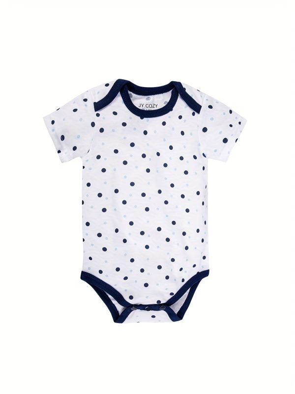 Baby Boy's 20pcs Newborn Clothes Gift Cotton Suit - 5pcs Short Sleeve Rompers +5pcs Pants +5pcs Hat +5pcs Gloves Set