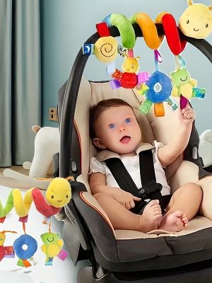 Delightful Baby Hanging Rattles Toys - Soft Mobiles Stroller Crib Cot Spiral Toy - Creative Newborn Gift for 0-12 Months Babies!