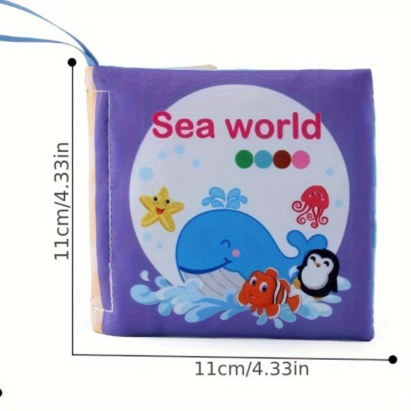5pcs Non-Tearable Cloth Book for Early Learning and Cognitive Development with Sand Sound and Fruit Animals - Perfect Gifts for Christmas, Birthdays, Halloween, and Thanksgiving