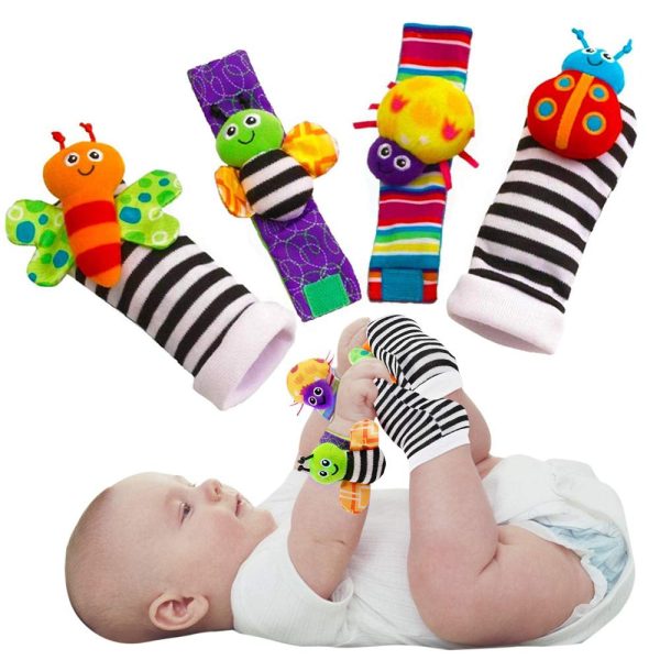 1669992383827-280a55b00ebe4c2c9a6c0b9c710f2189-goods.jpg Baby Rattle Socks - Learning Toys for 3-12 Month Old Boys and Girls - Perfect Gift for Christmas, Halloween, and Thanksgiving