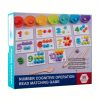 1 Set Of Montessori Math Teaching AIDS Baby Number Cognition Matching Puzzle Benefit Intelligence Clip Beads Children's Fine Action Toys