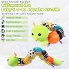Baby Toy, Infant Musical Stuffed Animal Activity Soft Toys with Multi-Sensory Crinkle, Rattle & Textures, for Tummy Time Newborn Boys & Girls Gifts, Caterpillar
