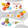 3-Pack Suction Cup Spinner Toys - Sensory & Early Education Toys for Babies & Toddlers - Perfect Birthday Gifts for Boys & Girls!