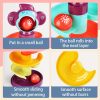 Educational Track Slide Tower with Rolling Balls - Stackable and Rotating Ball Toy for Early Childhood Development - Perfect Gift for Boys and Girls