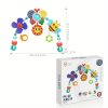 HUANGER Hanging Butterfly Crib Bassinet Mobile Baby Toy Rattles, Safety Newborn Bed Bell Toys No Battery Operation Required