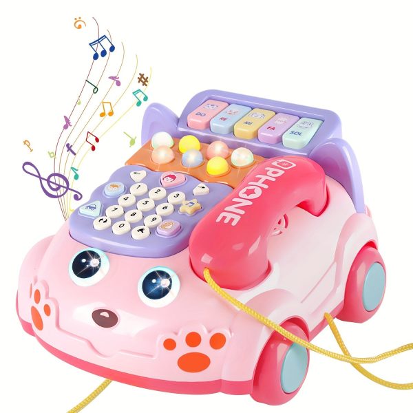 Baby Toys Musical Phone Car Phone, Educational Early Education Baby Simulation Seat Machine Toys For Boys Girls, Halloween, Christmas, Thanksgiving Day gift