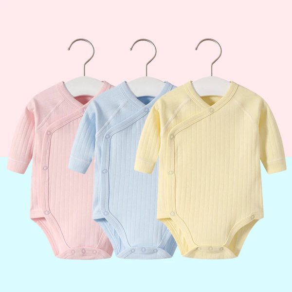 2pcs-lot-Newborn-Baby-Clothes-Rompers-Cotton-Infant-Long-Sleeves-Autumn-Girls-Robe-Solid-Color-Overalls.jpg 2pcs/lot Newborn Baby Clothes Rompers Cotton Infant Long Sleeves Autumn Girls Robe Solid Color Overalls Boys Ropa Bebe Clothing