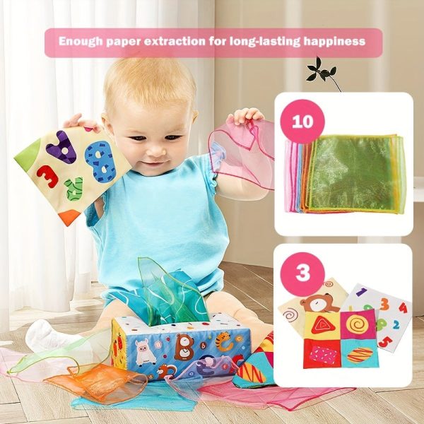 31723a61df26d416bade184122eecdd2.jpg Montessori Tissue Box and Sensory Scarves for 6-12 Month Olds - Early Learning and Developmental Toys