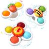 3-Pack Suction Cup Spinner Toys - Sensory & Early Education Toys for Babies & Toddlers - Perfect Birthday Gifts for Boys & Girls!