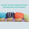1 pc Musical Caterpillar Soft Toy for Newborn Boys and Girls - Multi-Sensory, Crinkle, Rattle, Textures - Perfect for Tummy Time