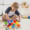 Flower Rainbow Board Toy, Montessory Toy, Exercise Baby Hand Movement Good Helper