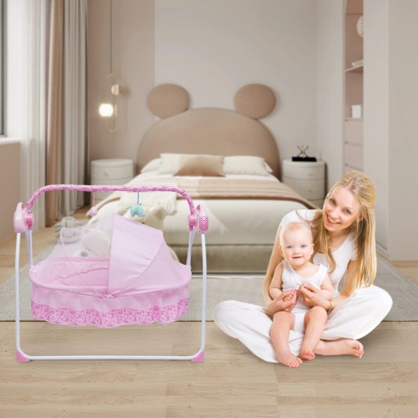 5-Gears-Adjustable-Baby-Crib-Cradle-Electric-Auto-Swing-Rocking-Bassinet-Timer-Bluetooth-Nursery-Furniture-Mat_89fb807a-65a0-485a-b419-895e0ca59e7d.jpg 5 Gears Adjustable Baby Crib Cradle Electric Auto-Swing Rocking Bassinet Timer Bluetooth Nursery Furniture + Mat