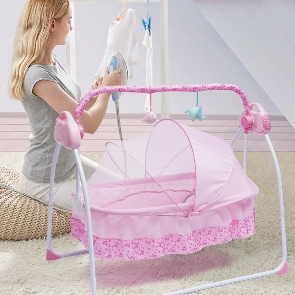 5-Gears-Adjustable-Baby-Crib-Cradle-Electric-Auto-Swing-Rocking-Bassinet-Timer-Bluetooth-Nursery-Furniture-Mat_f4f89d69-46d2-40aa-b4a5-b3d275fa178c.jpg 5 Gears Adjustable Baby Crib Cradle Electric Auto-Swing Rocking Bassinet Timer Bluetooth Nursery Furniture + Mat