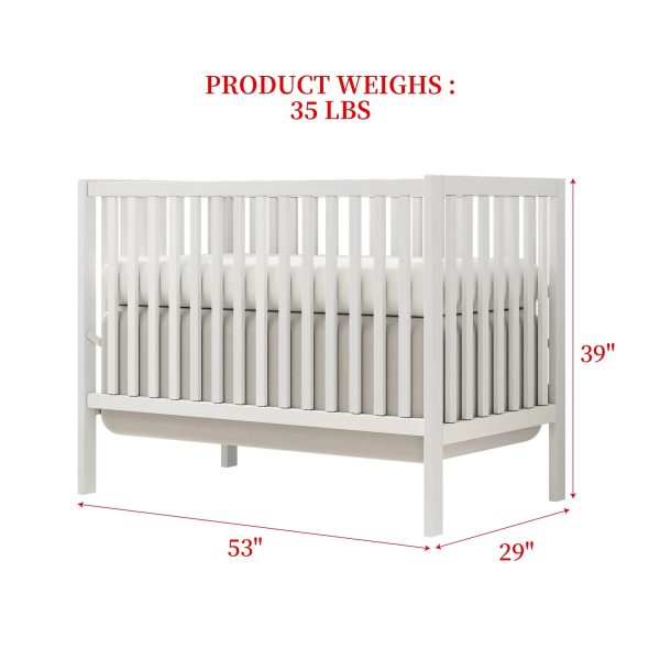 5-In-1-Convertible-Crib-Converts-from-Baby-Crib-to-Toddler-Bed-Fits-Standard-Full-Size_dd5bb7b2-4324-402b-88db-d867b5b0577c.jpg 5-In-1 Convertible Crib, Converts from Baby Crib to Toddler Bed, Fits Standard Full-Size Crib Mattress