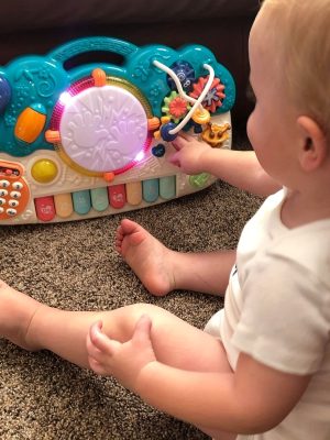 6-in-1 Light Up Phone Drum Keyboard Piano Set, Musica Baby Toys For 12 To 18 Months Toddlers, 1 2 3 Years Old Babies, First Birthday Gifts For Boys Girls