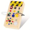 1pc Sensory Toy, Montessori Busy Board, LED Light Switch Sensory Toy, Travel Toy, Christmas, Thanksgiving Day Gift Easter Gift