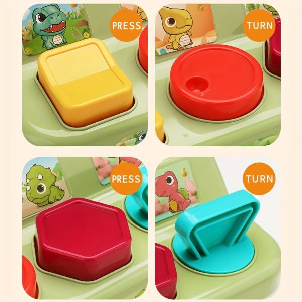 Fun & Educational Dinosaur-Shaped Surprise Box for Developing Your Baby's Logical Thinking & Motor Skills - Perfect Gift for Halloween, Christmas, and Thanksgiving Day