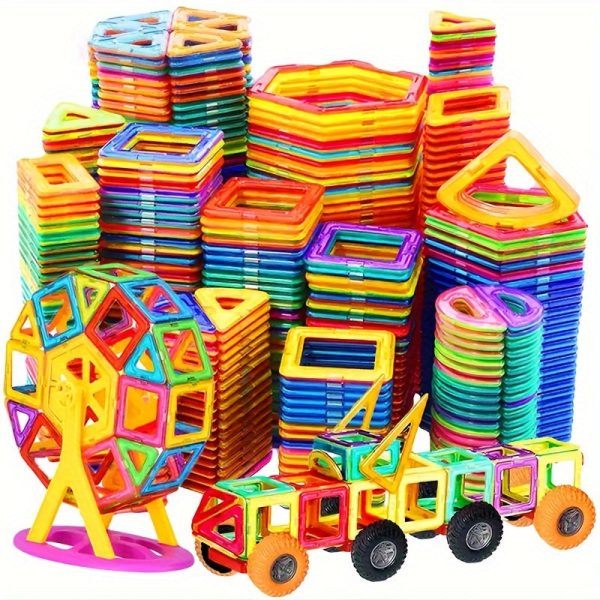 Big Ruler Magnetic Building Blocks for Kids - STEM Learning Toys for Design and Construction - Educational Toys for Back to School and Birthdays