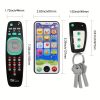 Baby Music Toy Set with Simulated Remote Control, Car Key, and Mobile Phone - Enhance Your Child's Imagination and Coordination Skills