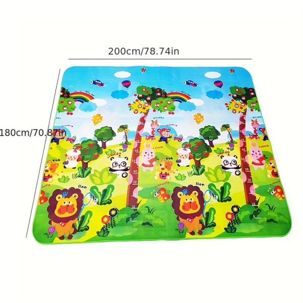 Double-Sided Baby Crawling Mat - Moisture-Proof, Waterproof Foam Floor Mat for Playtime - Perfect Gift for Holidays and Special Occasions