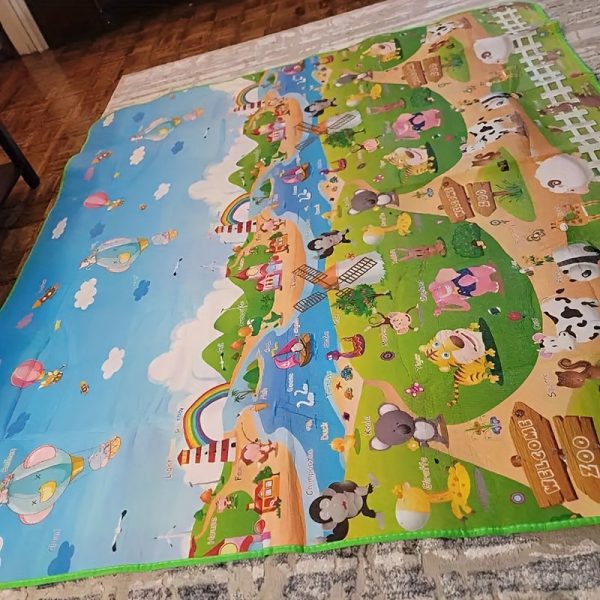 Double-Sided Baby Crawling Mat - Moisture-Proof, Waterproof Foam Floor Mat for Playtime - Perfect Gift for Holidays and Special Occasions