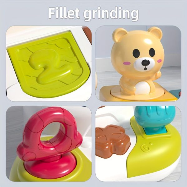 Interactive Cat Pop Up Toy for Babies and Toddlers - Develops Logic and Thinking Skills, Early Education and Surprise Box Feature Included
