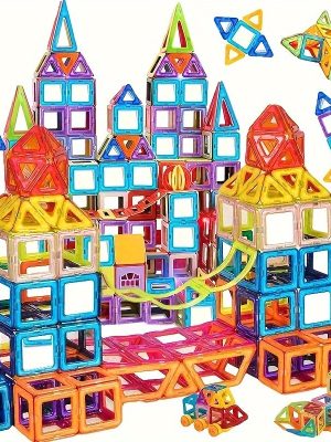 Big Ruler Magnetic Building Blocks for Kids - STEM Learning Toys for Design and Construction - Educational Toys for Back to School and Birthdays