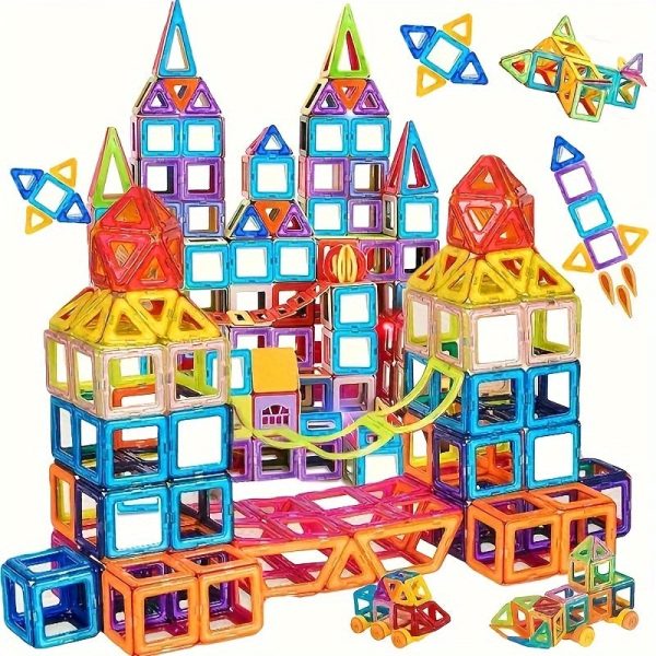 Big Ruler Magnetic Building Blocks for Kids - STEM Learning Toys for Design and Construction - Educational Toys for Back to School and Birthdays