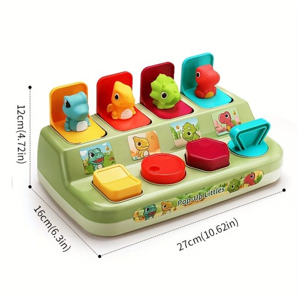 Fun & Educational Dinosaur-Shaped Surprise Box for Developing Your Baby's Logical Thinking & Motor Skills - Perfect Gift for Halloween, Christmas, and Thanksgiving Day
