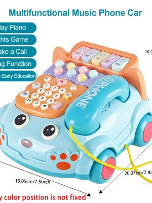 Baby Toys Musical Phone Car Phone Educational Early Education Baby Simulation Seat Machine Toys For Boys And Girls, Halloween/Christmas Gift