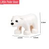 74 Styles Big Size Building Blocks Animal Figures Accessories Block Lion Panda Snail Bricks Assembly Toys For Children Kids Gift