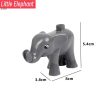 74 Styles Big Size Building Blocks Animal Figures Accessories Block Lion Panda Snail Bricks Assembly Toys For Children Kids Gift