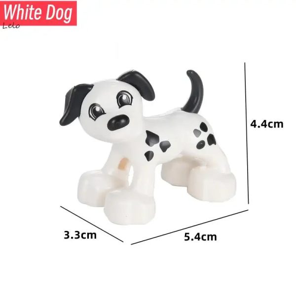 74 Styles Big Size Building Blocks Animal Figures Accessories Block Lion Panda Snail Bricks Assembly Toys For Children Kids Gift