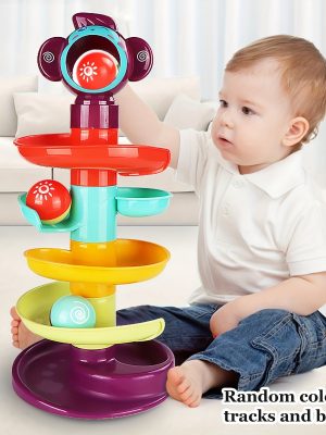 Early Education Baby Toy Set - Track Ball, Spin and Play - Perfect for Halloween, Christmas, and Thanksgiving Gifts