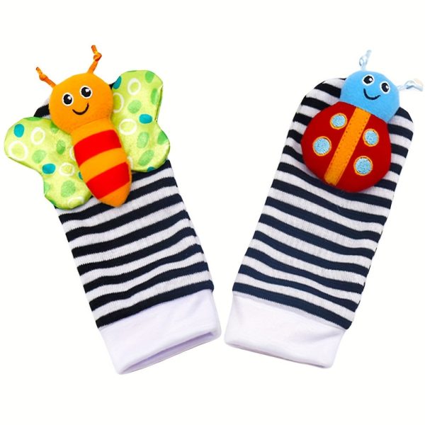 7ded1399-5850-4195-9c3e-88882ac25fb6.jpg Baby Infant Rattle Socks Toys 3-6 To 12 Months Girl Boy Learning Toy, Rattle & Teethe Wrist Toy Christmas Halloween Thanksgiving Gift