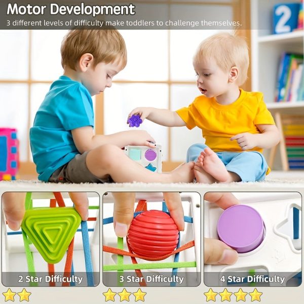 7f1ea38d8ce45b8cf7198d05335460a2.jpg Baby Montessori Toys For Boy Girl Gifts, Shape Sorter Sensory Bin Toys, Toddler Travel Fine Motor Skill Activity Learning Toys For Baby 1st Birthday