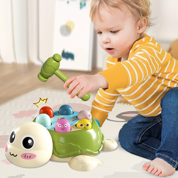Hammering And Pounding Toy, Toys For Boys And Girls, Baby Interactive Toys Toddler Activities Games With 2 Hammers, Learning, Active, Early Educational Toy, Gift For Boys Girls Toddlers