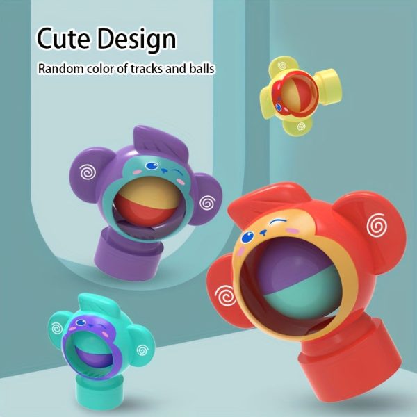 Educational Track Slide Tower with Rolling Balls - Stackable and Rotating Ball Toy for Early Childhood Development - Perfect Gift for Boys and Girls