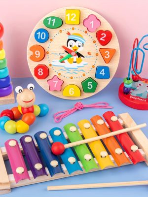 Engage in educational toys for babies and children with winding beads, building blocks, music, percussion and more, Christmas and Halloween gifts for children.