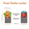 Baby Rattle Socks - Learning Toys for 3-12 Month Old Boys and Girls - Perfect Gift for Christmas, Halloween, and Thanksgiving
