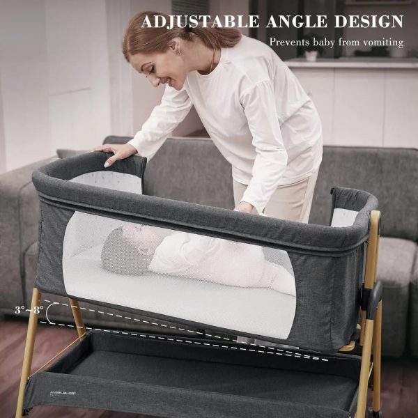 Baby-Bassinet-Bedside-Sleeper-Easy-Folding-Bedside-Crib-with-100-Breathable-Washable-Mattress-Baby-Bed_d2b6ac8f-4170-4df4-a89c-31b069606e22.jpg Baby Bassinet, Bedside Sleeper, Easy Folding Bedside Crib with 100% Breathable & Washable Mattress Baby Bed