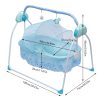 Baby electric cradle rocking bed Portable foldable crib travel crib newborn smart coax baby soothing artifact sleeping basket