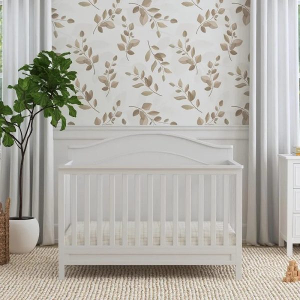 DaVinci-Charlie-4-in-1-Convertible-Crib-in-White-Greenguard-Gold-Certified_9ed02566-d613-4751-8f77-ea26ab405486.jpg DaVinci Charlie 4-in-1 Convertible Crib in White, Greenguard Gold Certified