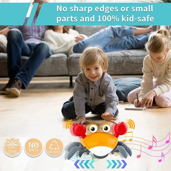 Dancing-Crab-Run-Away-Toy-for-Babies-Crawling-Interactive-Escape-Crabs-Fuj-o-Toys-Baby-Birthday_6f2df44f-a038-4c15-ae01-9c64e1fa08f4.jpg Dancing Crab Run Away Toy for Babies Crawling Interactive Escape Crabs Fuj?o Toys Baby Birthday Gift VIP Dropshipping with Box